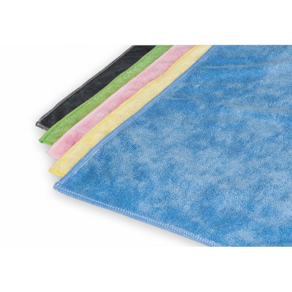 chiffon microfibre texturé 35x35 bleu - HEMA