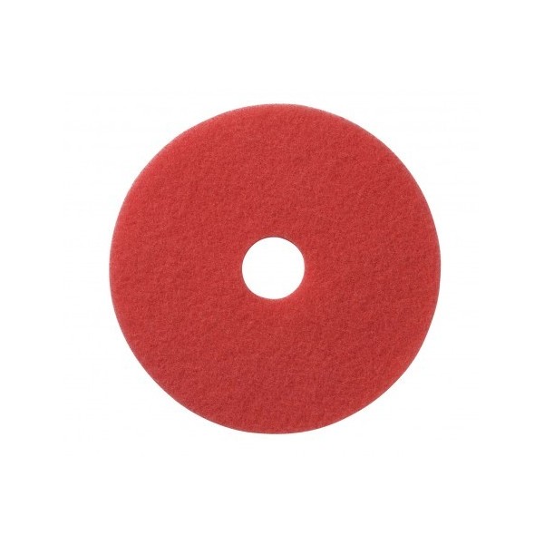 Disque abrasifs pour autolaveuse et monobrosse rouge