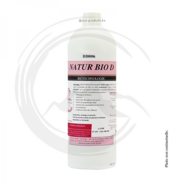 Détartrant et nettoyant WC fosse septique 1L Natur Bio D