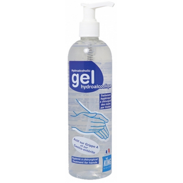 Gel hydroalcoolique pompe 400ml King