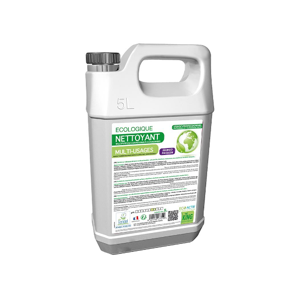 Nettoyant surfaces lavables mangopassion ecolabel 5l