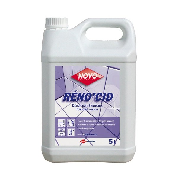 Reno'cid détartrant désincrustant sanitaire parfumé 5l