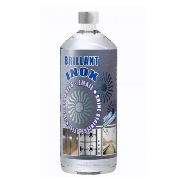 Brillant intox professionnel pour surfaces inox et métalliques