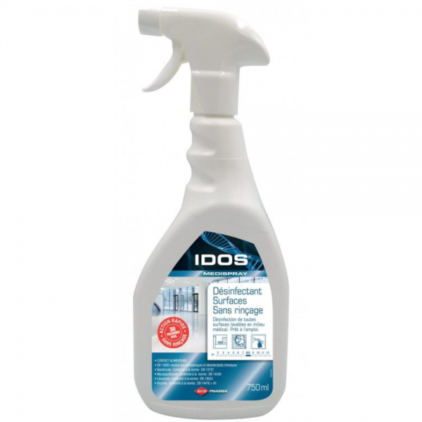 Spray désinfectant 2 en 1 main et surface - 750 ml - Medispray